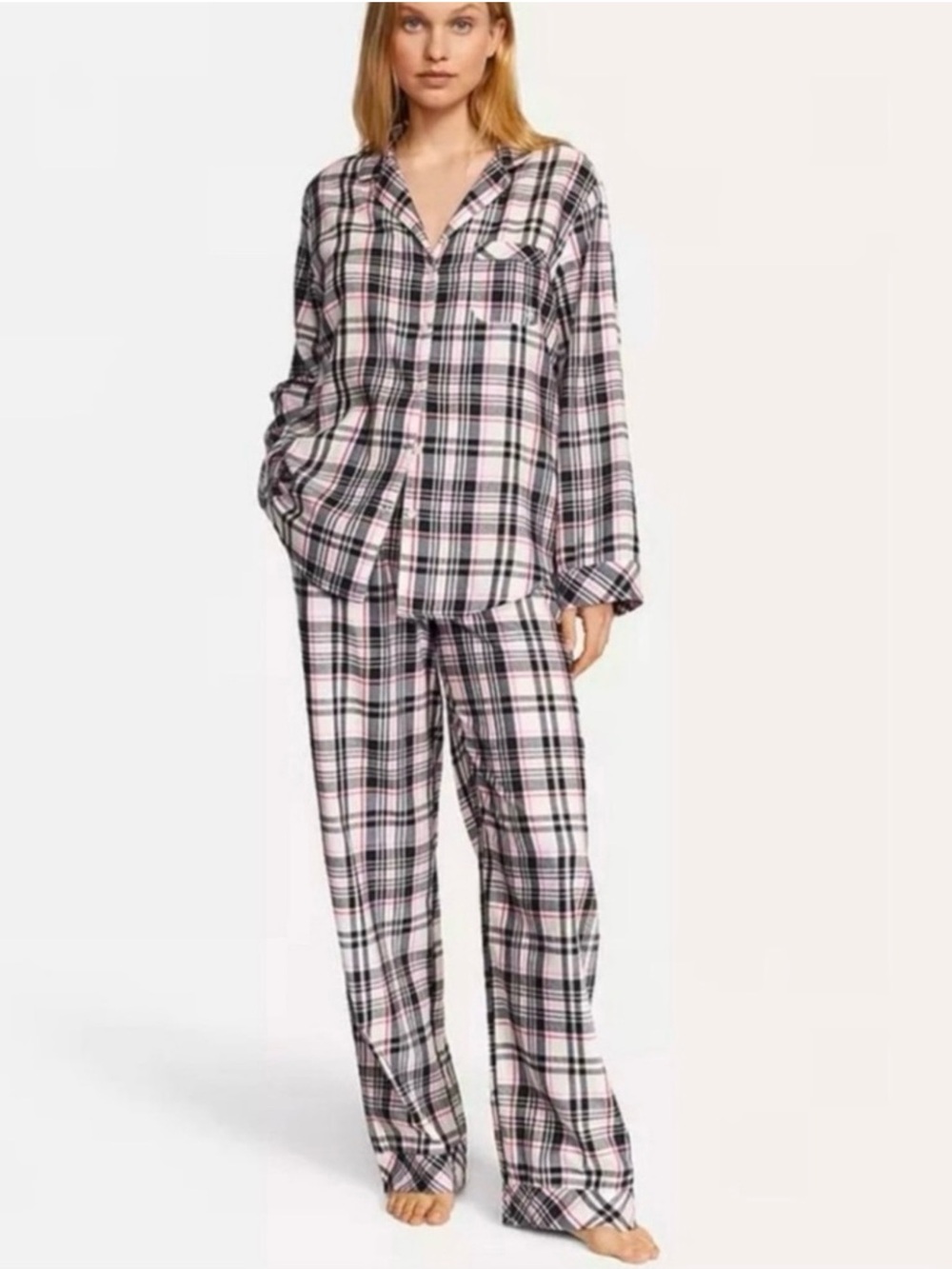 Victoria's Secret Flannel Size XL 2pc PJ Set (NWT)
